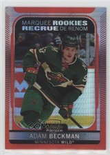 2021 O-Pee-Chee Platinum Marquee Rookies Red Prism 14/199 Adam Beckman #289 1h6a