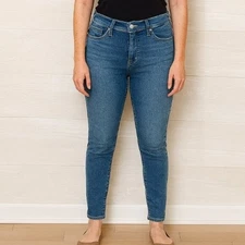 Hudson Jeans Women's Medium Wash Blue Nico Mid Rise Super Skinny Jeans size 28