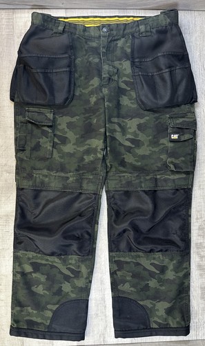 CAT Caterpillar Trademark Trousers Utility Work Pant Pocket 40x32 (Actual 38X30)