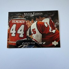 1995 Upper Deck Hockey #150 Shjon Podein Electric Ice