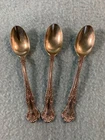 3 Gotham Sterling “Cambridge” Demitasse Spoons
