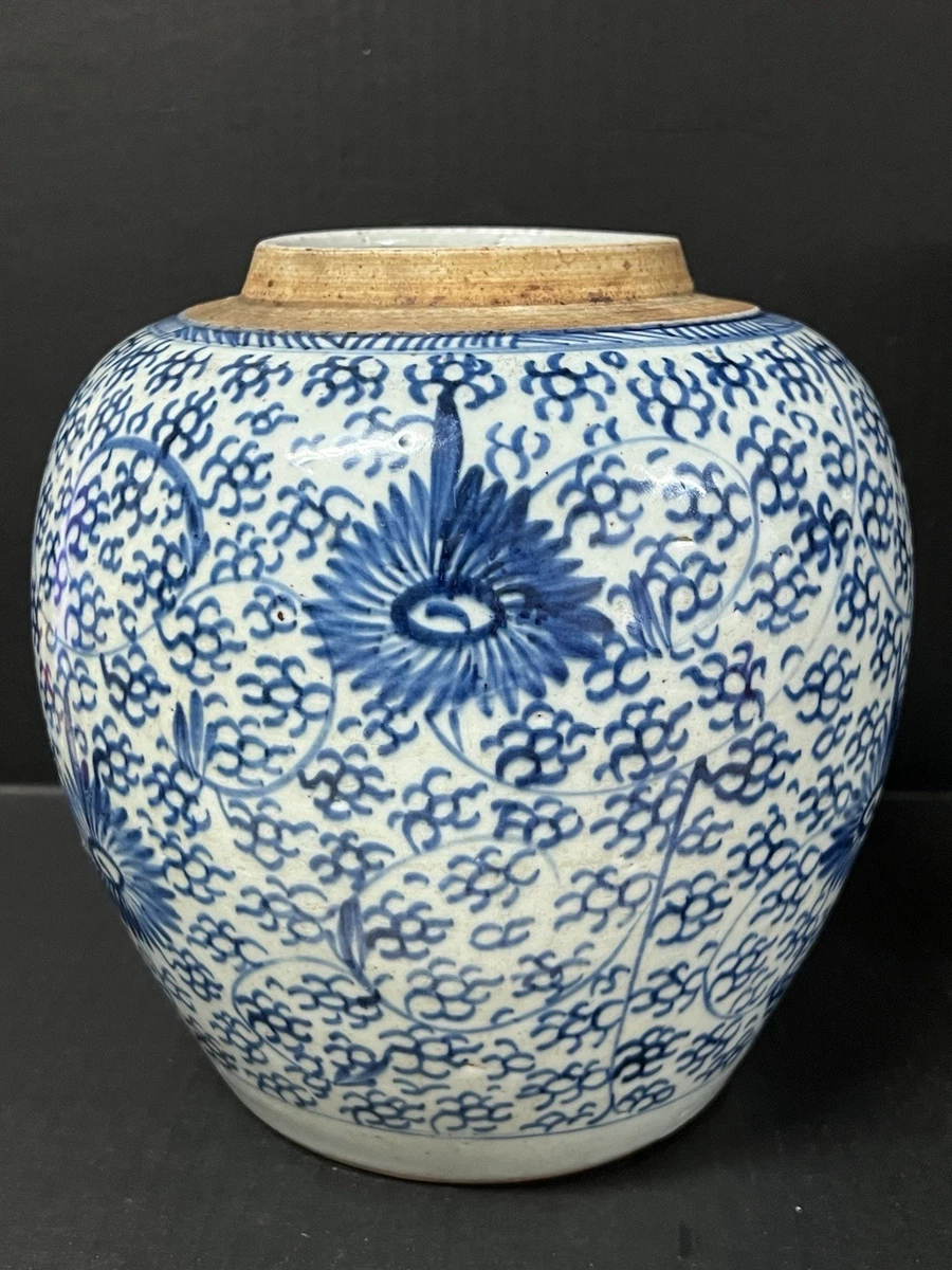 蓝色1940 年后中国古董花瓶| eBay