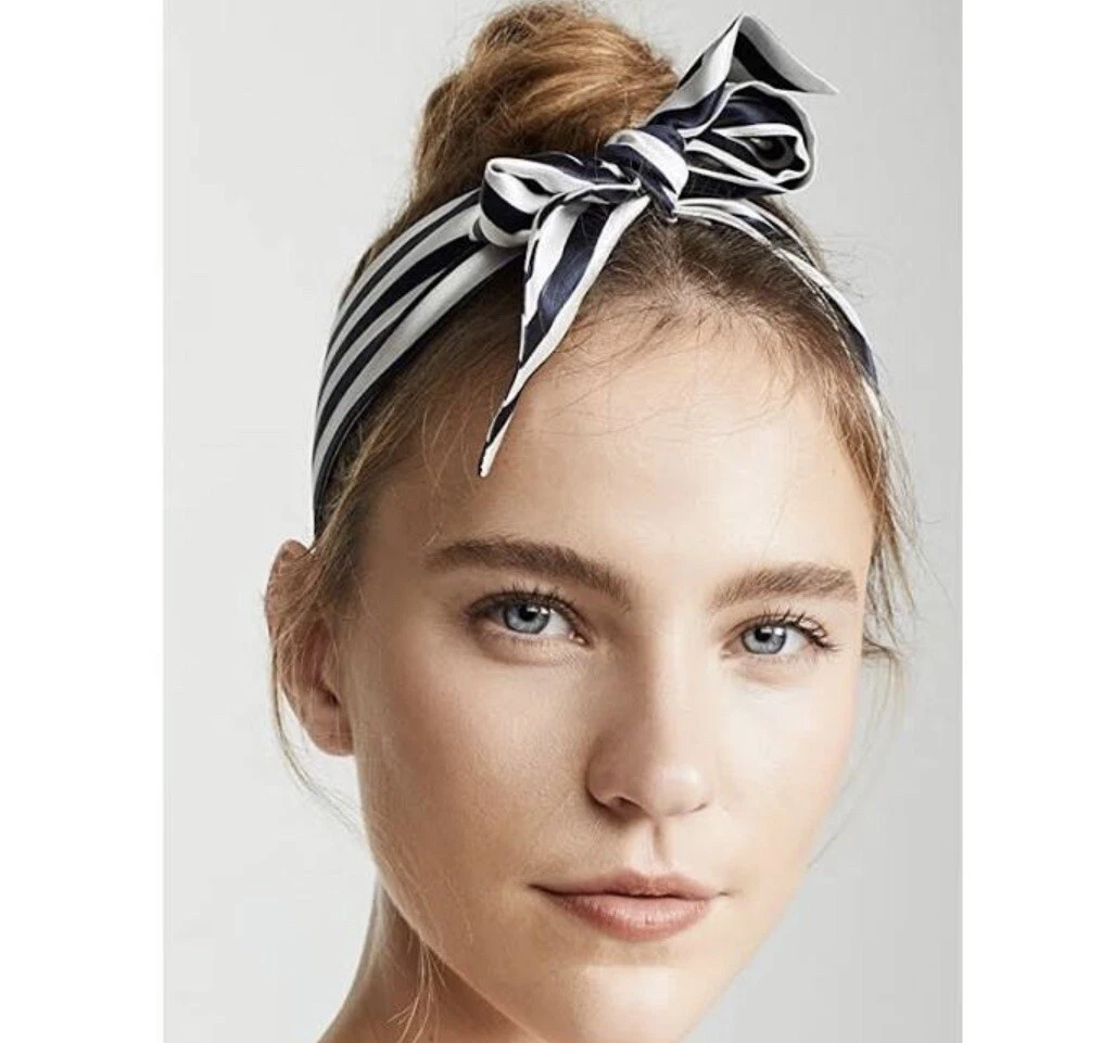Slip Pure Silk Headband Black New NIB