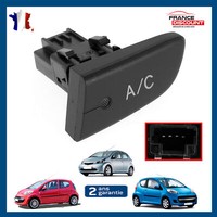 Partsline AC Heizungs- Und Klimaanlagen Schalter Knopf Vorne Schwarz 6554KX