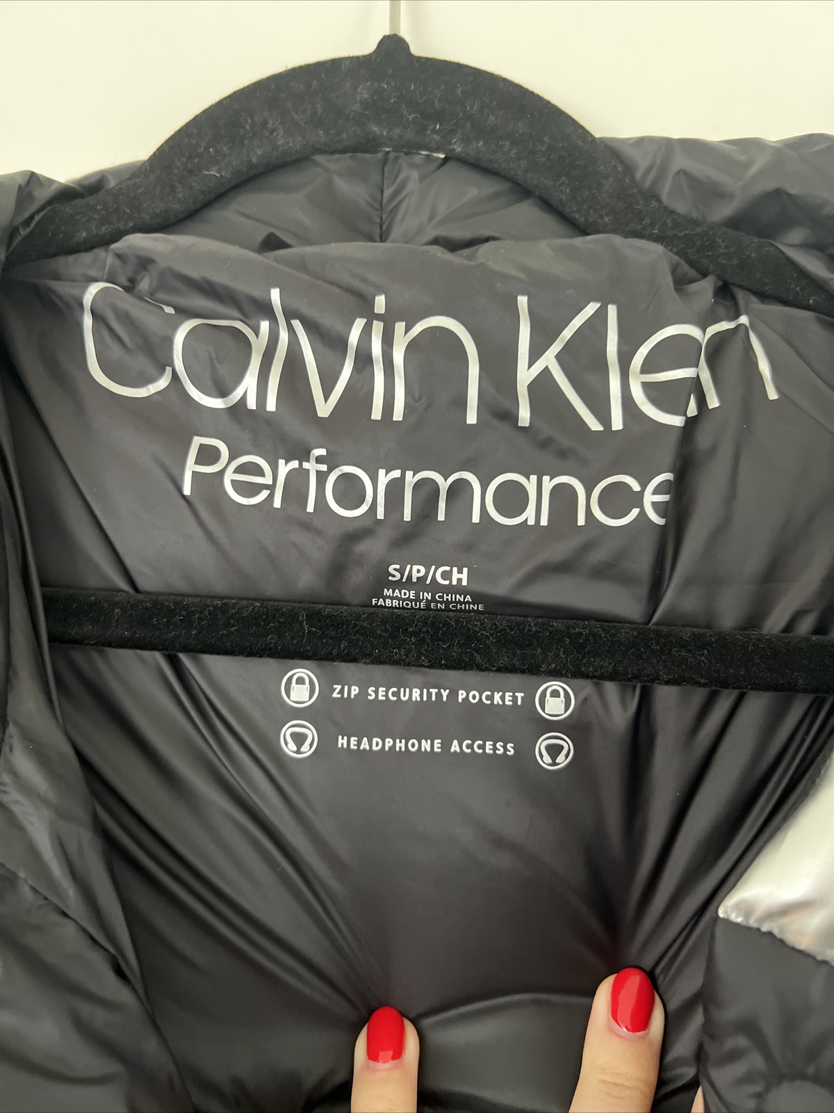 Calvin Klein Performance Quilted Lightweight Silv… - image 2
