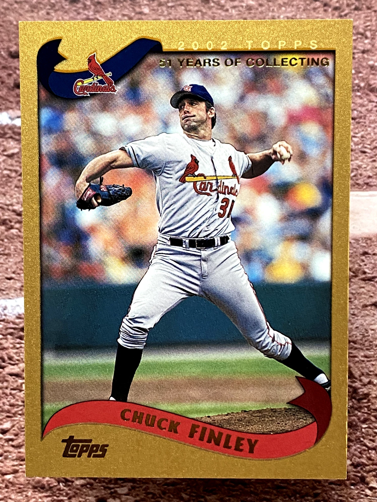 Chuck Finley trading card