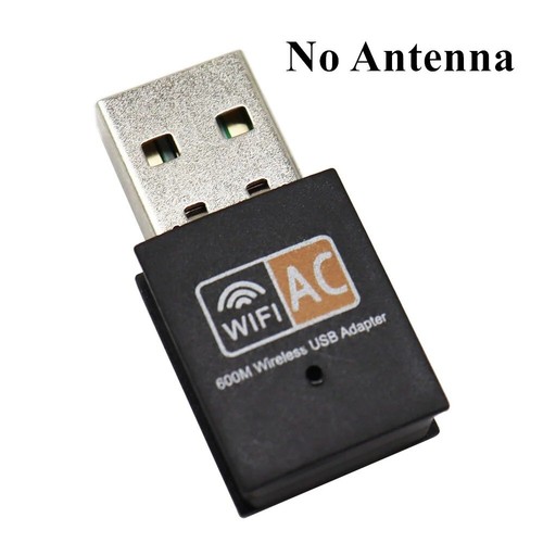 600Mbps Wireless USB Wifi Adapter Dongle Dual Band 2.4G/5GHz W/Antenna 802.11AC - Picture 7 of 8