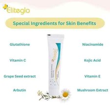 Eliteglo Cream For Glowing Brightening  Blemish Free Clear Skin 15gm Kojic Acid