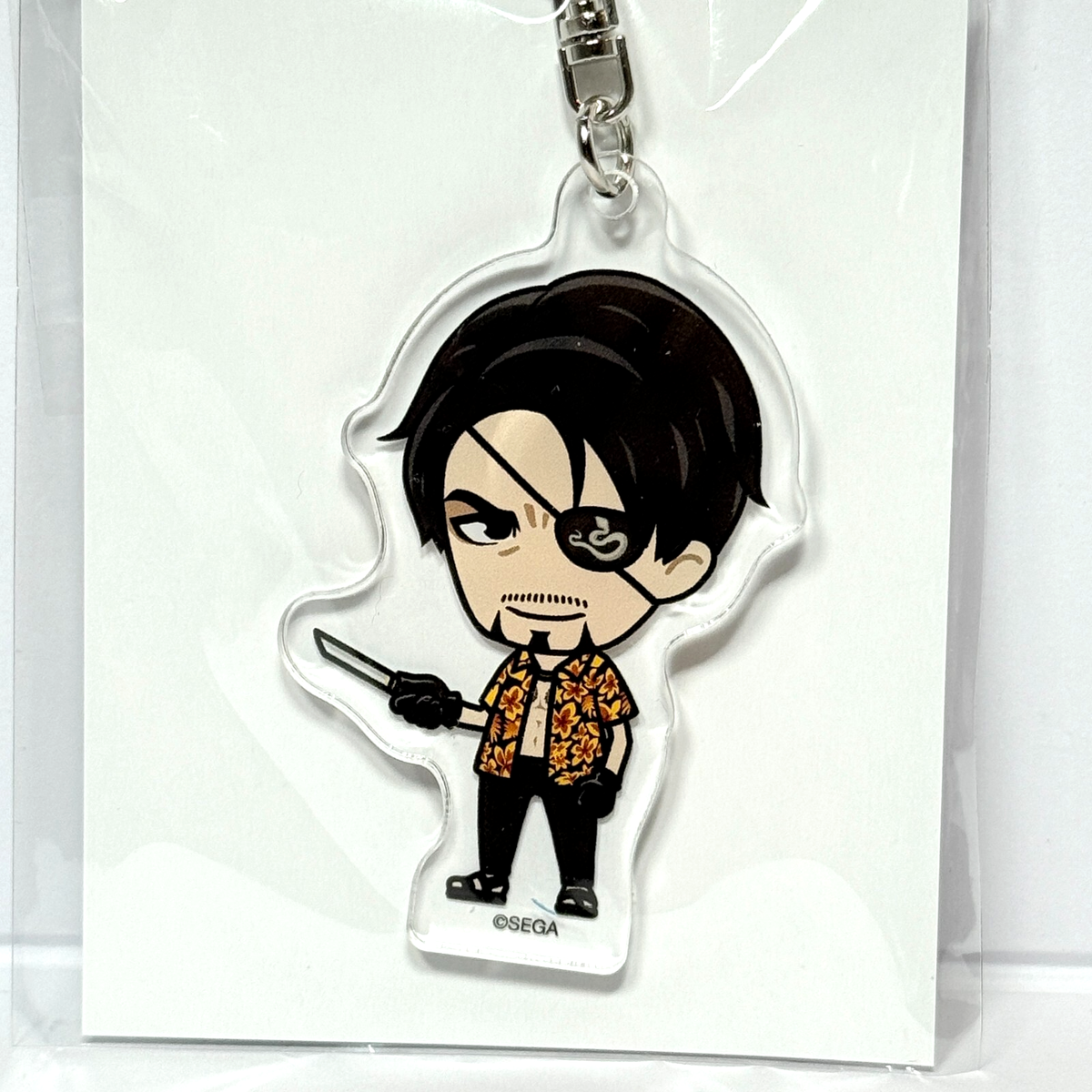 Goro Majima keychain charm - Pirate Yakuza in Hawaii outfit