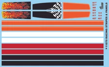 Gofer Racing 11070 Racing Stripes + Panels Decal 1:24