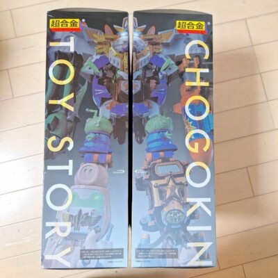 BANDAI Chogokin Toy Story Woody Robo Sheriff Star & Buzz the Space