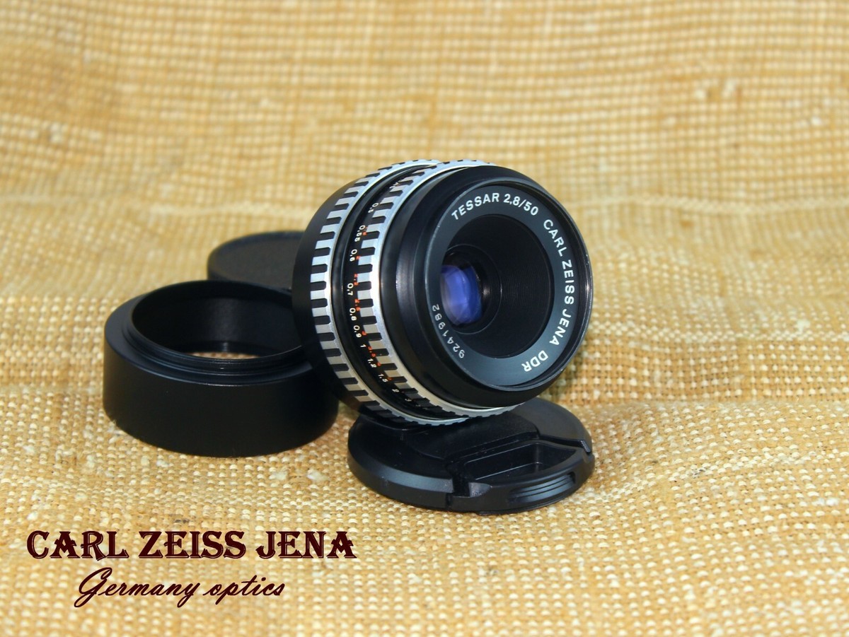 Lens Carl Zeiss Jenna Tessar 50mm f/2.8 Mount M42 | eBay