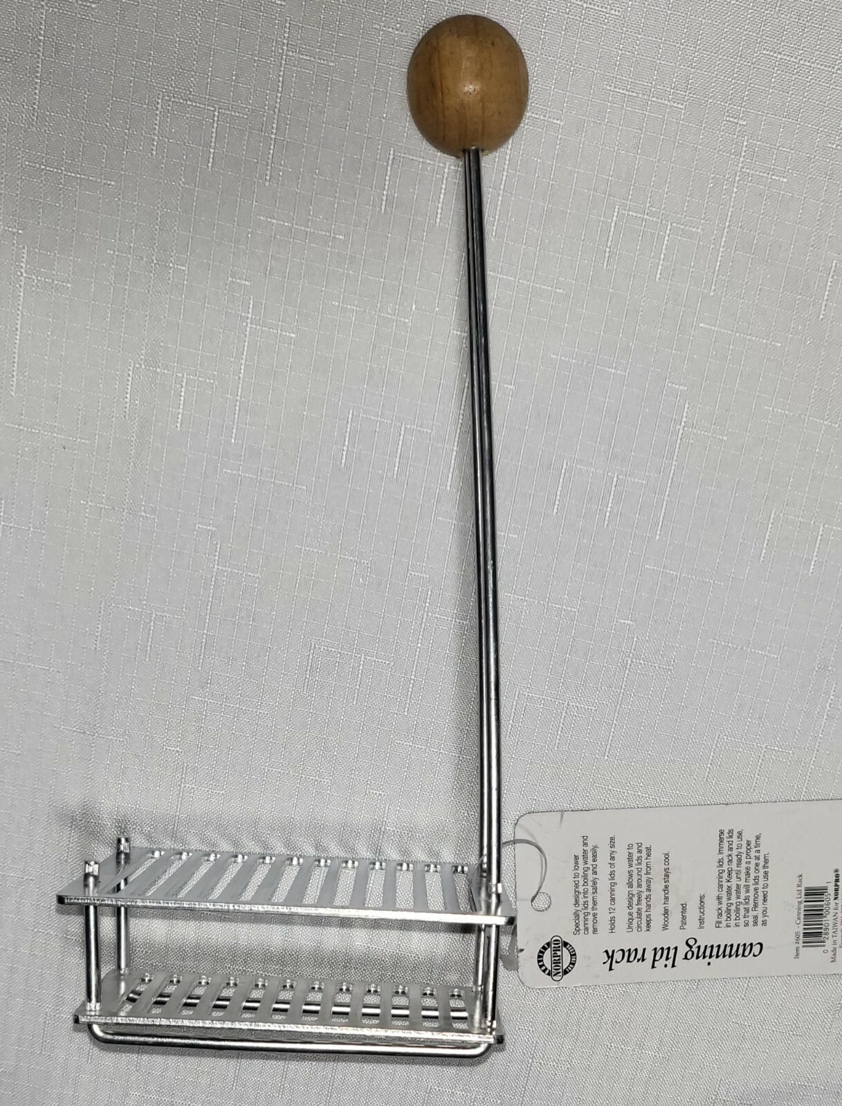 Norpro Canning Lid Rack, Holds up to 12 regular or wide mouth canning