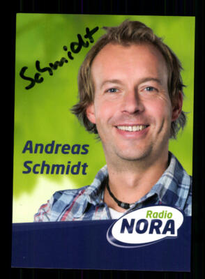 Andreas Schmidt Radio Nora Autograph Card Original Signed ##BC 186220