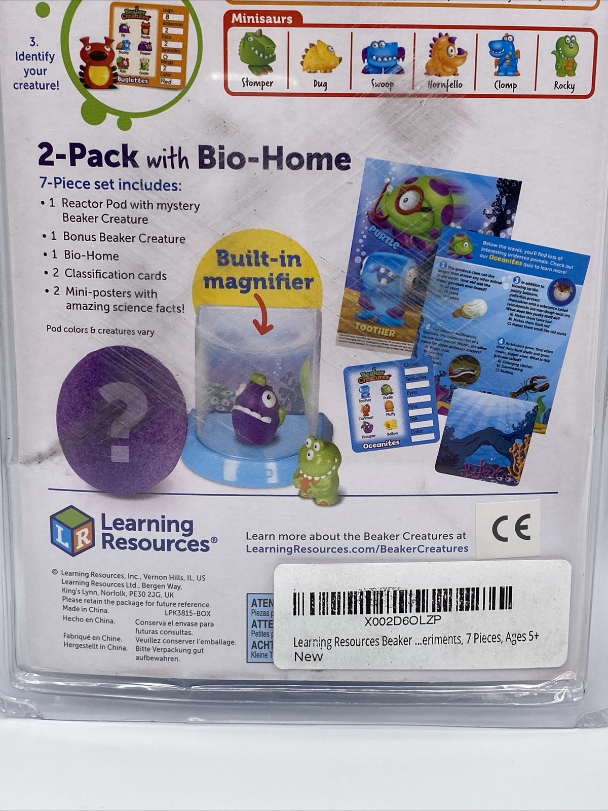 Learning Resources Beaker Creatures Series 1 BioHome Kid Science