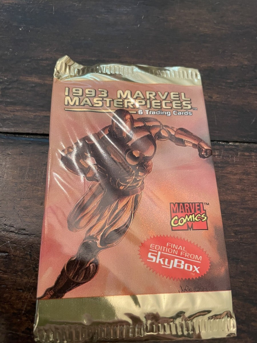 1) Sealed Pack 1993 SkyBox Marvel Masterpieces From Sealed Box! | eBay