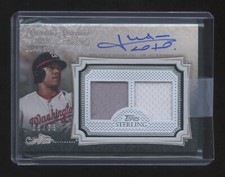 JUAN SOTO TOPPS STERLING AUTOGRAPH DUAL GAME JERSEY #ED 06/25 AUTO ON CARD MINT 