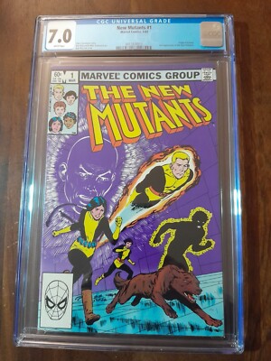 marvel the new mutants #1 comic book cgc grade 7