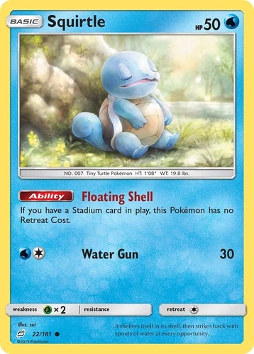 Squirtle 22/181 Sm-Team Up