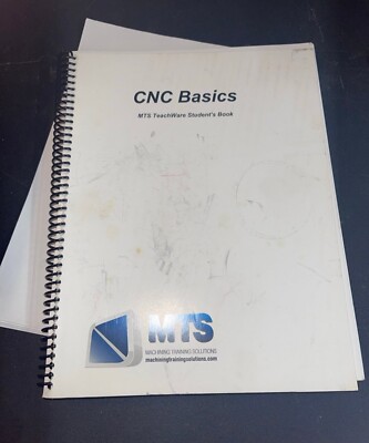 CNC Basics MTS TeachWare Student’s Book | eBay