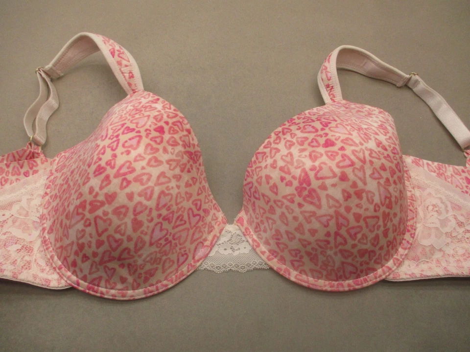 Sujetador 42C Jessica Simpson Mujer Rosa Forrado Con Aros Cierre Trasero Demi 8Q Foto 2 de 4