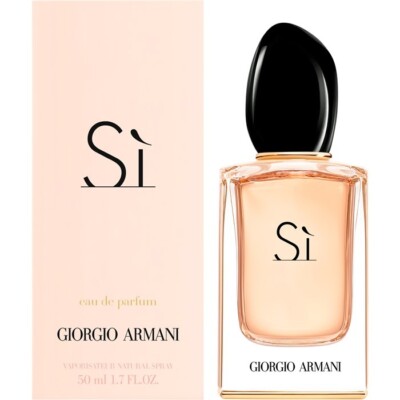   Giorgio Armani Si Eau de Parfum Damen Parfüm Duft EDP Spray 50ml + Probe  