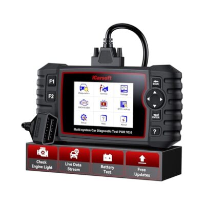 OBD2 Scanner Diagnostic Tool for Porsche/Cayenne, iCarsoft POR V2.0 Code Read