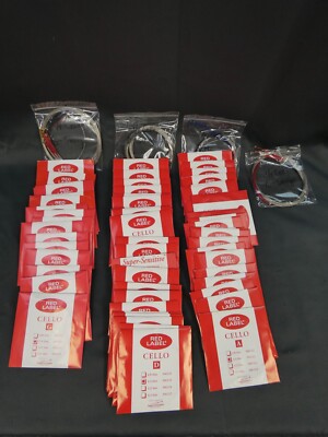 HUGE LOT of Super Sensitive Red Label 1/4 Cello Strings