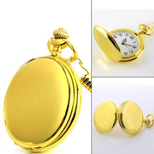 Orologio da tasca Steampunk quarzo vintage design antico collana ciondolo regalo retrò - Foto 54 di 98