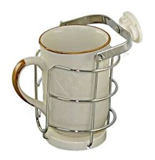 Gimbal Stainless Steel Cup Mug Holder up to 87mm