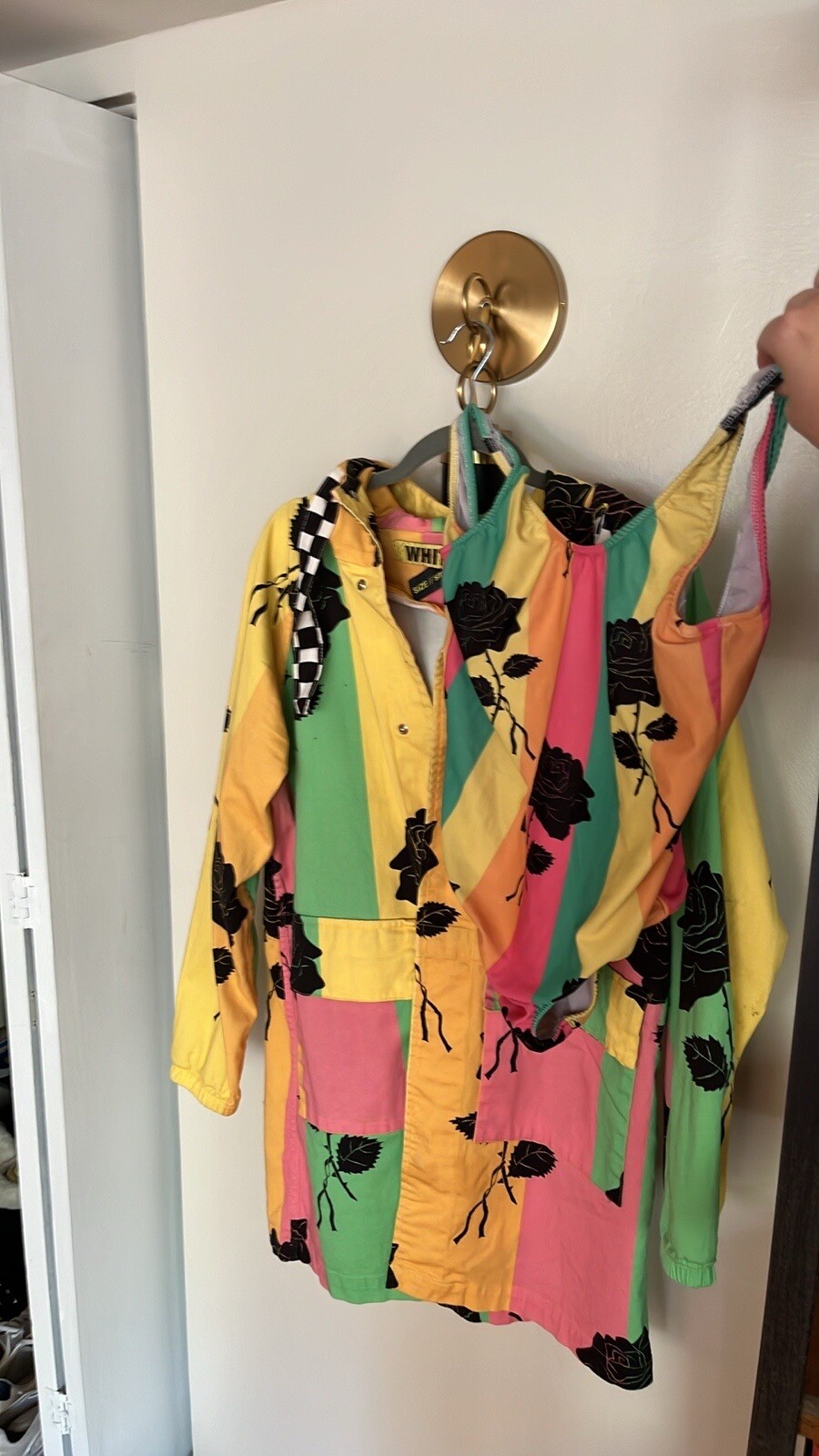 Virgil Abloh OFF WHITE Neon Print Jacket And One-… - image 2