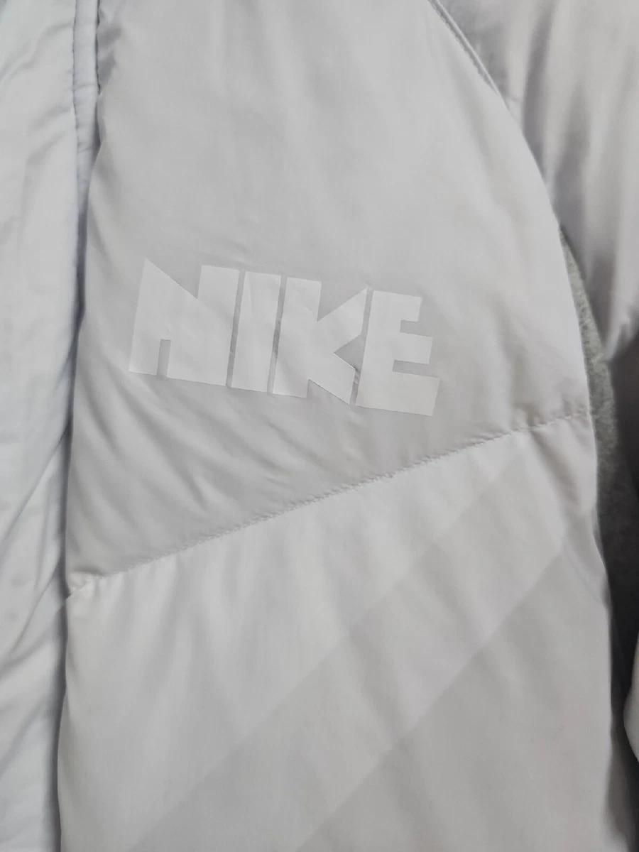 Nike x Sacai NRG Parka Jacket White Pure Platinum Lab Off Men Size M CT3269 043