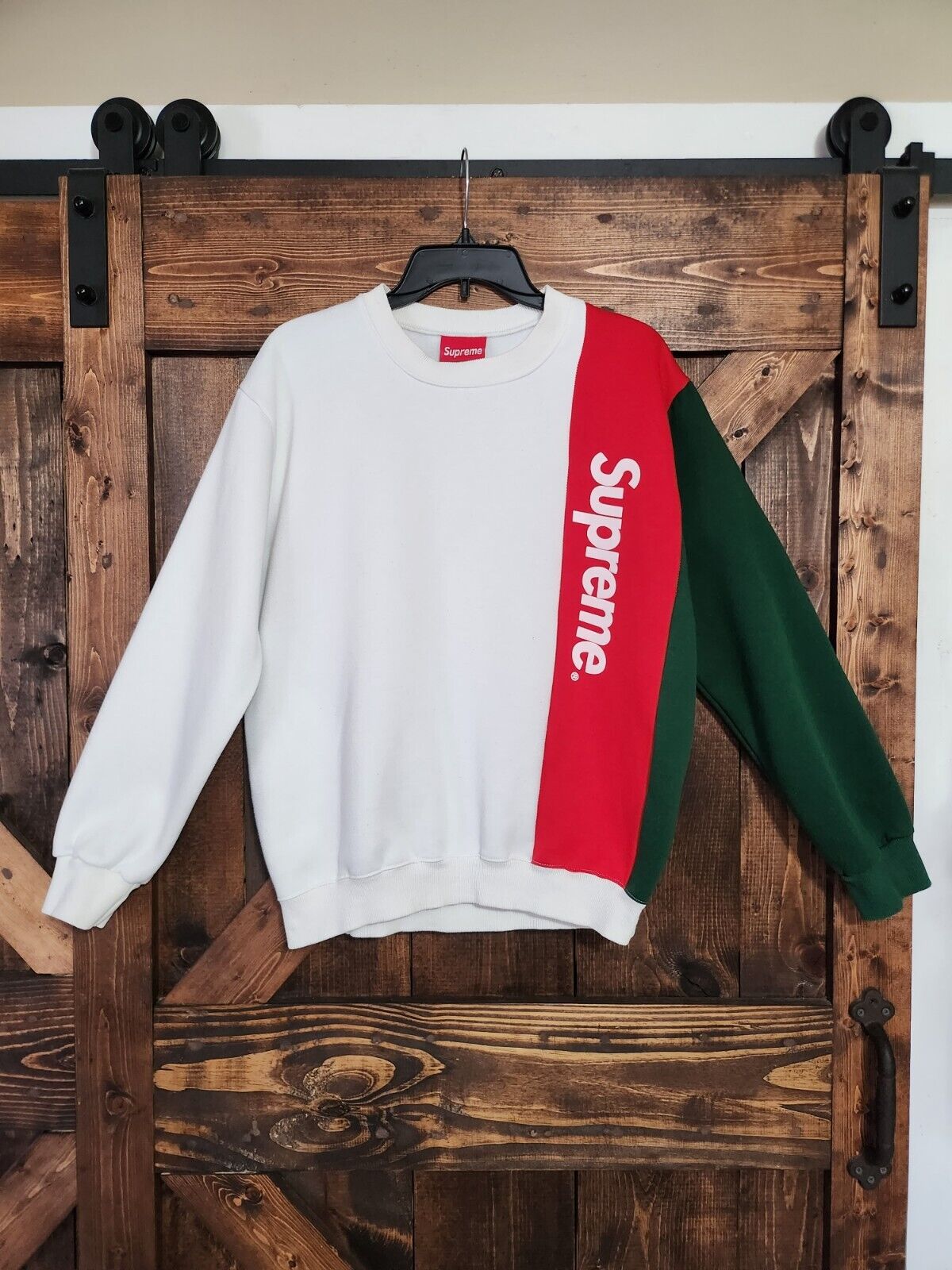 Supreme SS16 Paneled Crewneck 2016 Sweater Limited Edition OG ...