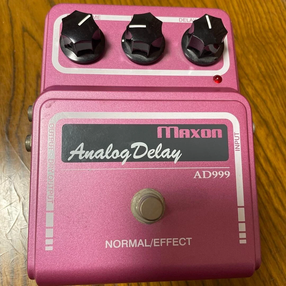Maxon AD999 Analog Delay Guitar Effects Pedal Made in Japan Used