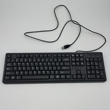 HP : KU-1516 Wired USB Desktop QWERTY Keyboard Black : TESTED WORKS 