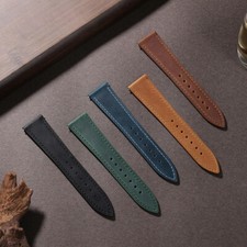 Cowhide Watch Strap Business Leisure Unisex Replacement Watch Watchband