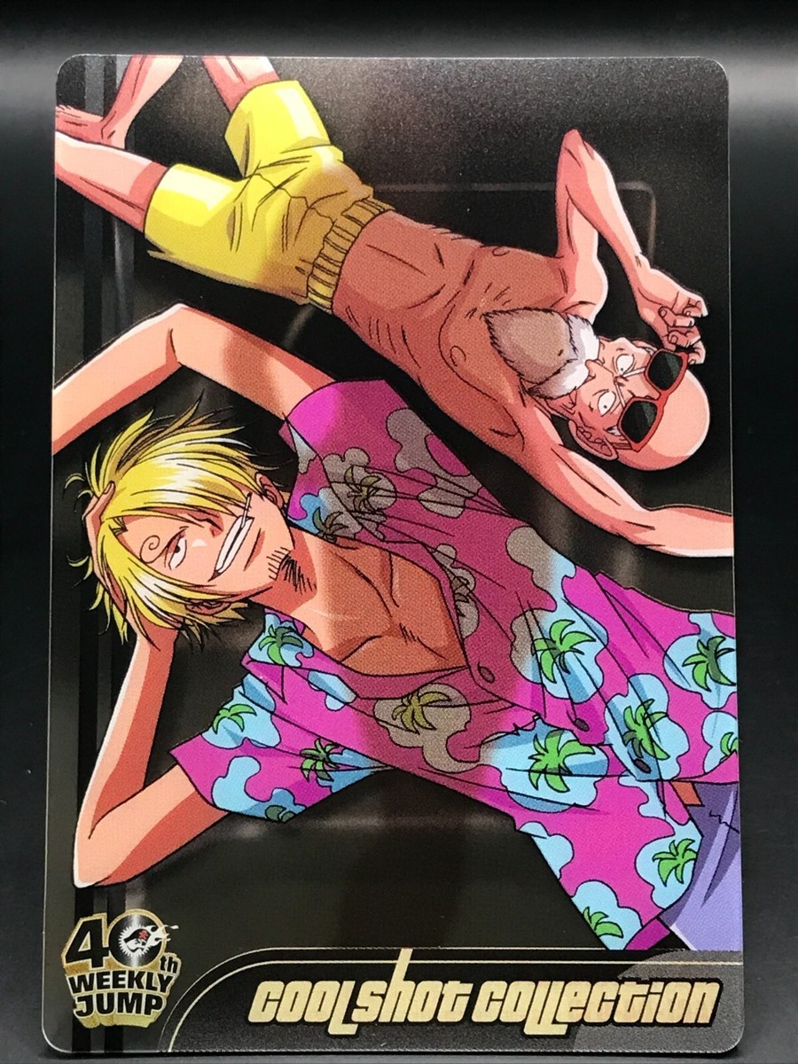 Sanj iMaster Roshi DRAGON BALL ONE PIECE 40th weekly JUMP Card