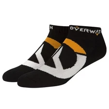 Overwatch Logo Ankle SOCKS SET OF 3 PAIRS FITS Men's SHOE SIZE 6-12(YES 3 PAIRS)