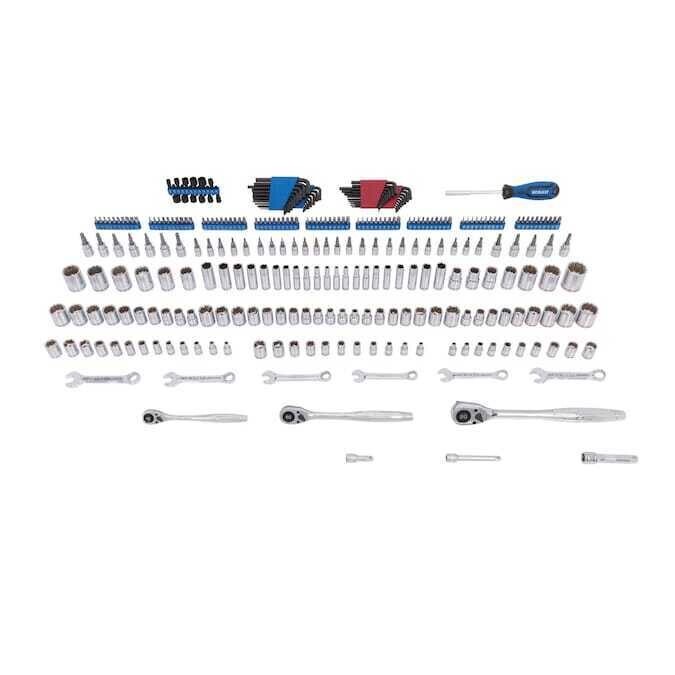 Kobalt 297-Piece Standard & Metric Polished Chrome Mechanics
