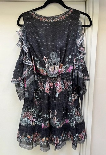 New £1,195 Camilla Franks Button Up Dress W/Lace Insert XS Uk 8 Restless Nights - Picture 17 of 19