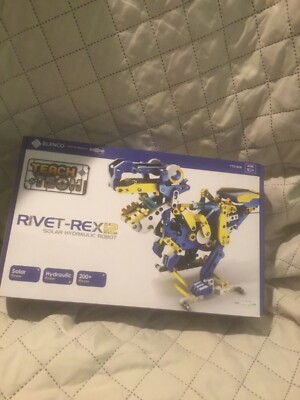 NEW IN BOX Elenco TTG-618 Teach Tech Rivet-Rex 12 Solar Hydraulic Robot Kit