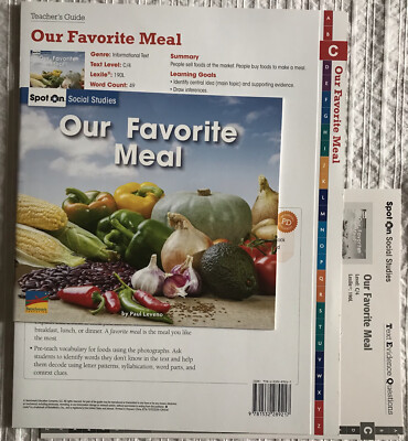 Benchmark Education -  Grade K, Unit 9 - Our Favorite Meal - Jorge I. Dominguez