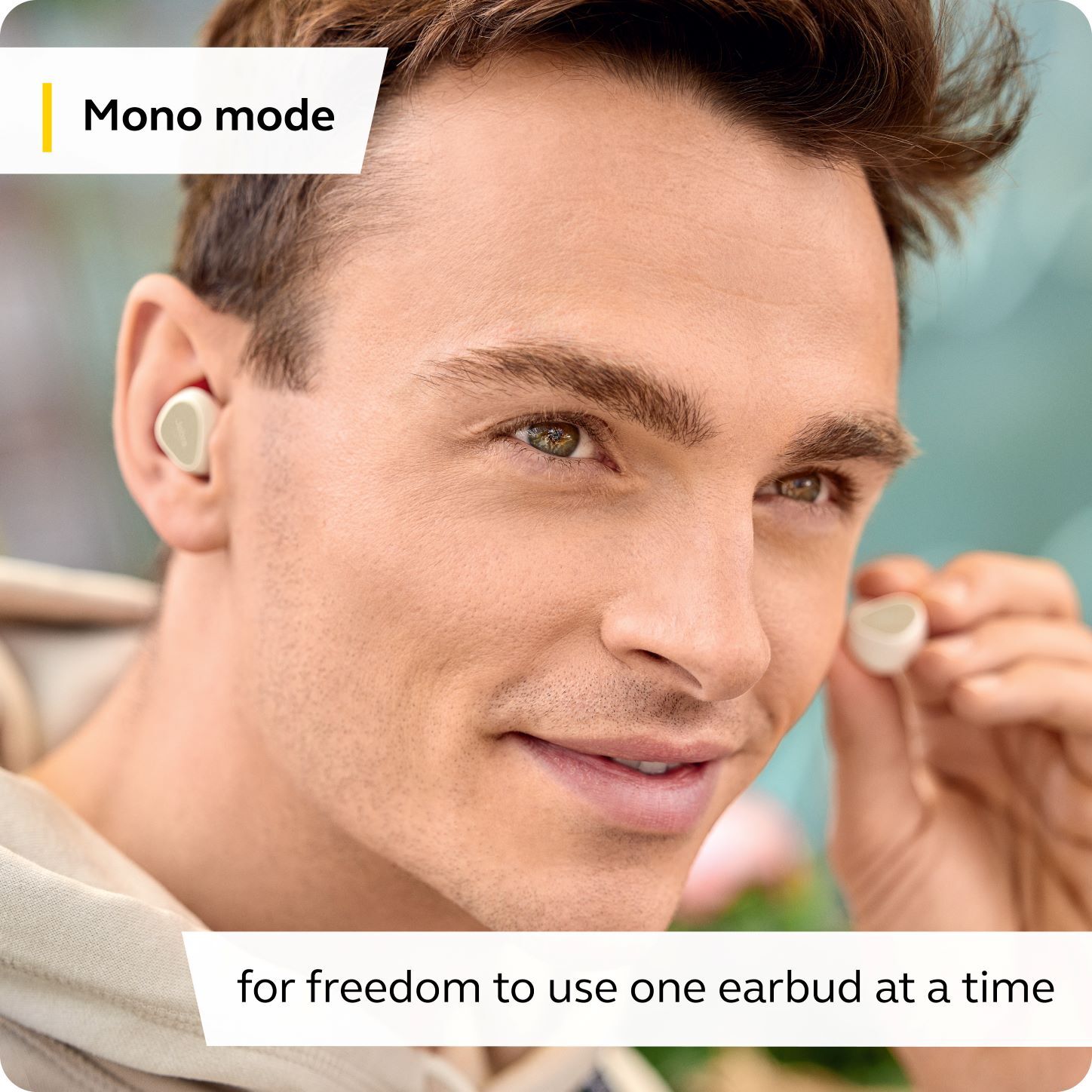 Jabra Elite 3 True Wireless Earbuds, Lt Beige, Refurbished eBay