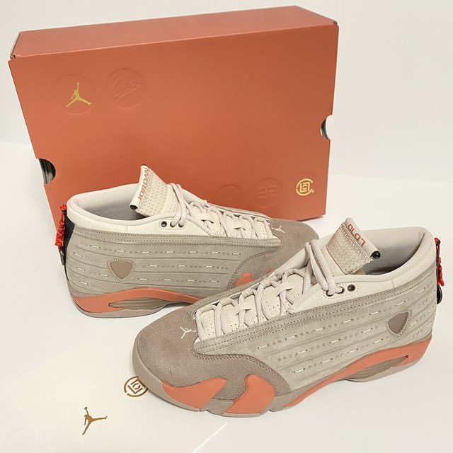 Size 11 - Jordan 14 Retro Low x Clot Sepia Stone for sale online | eBay