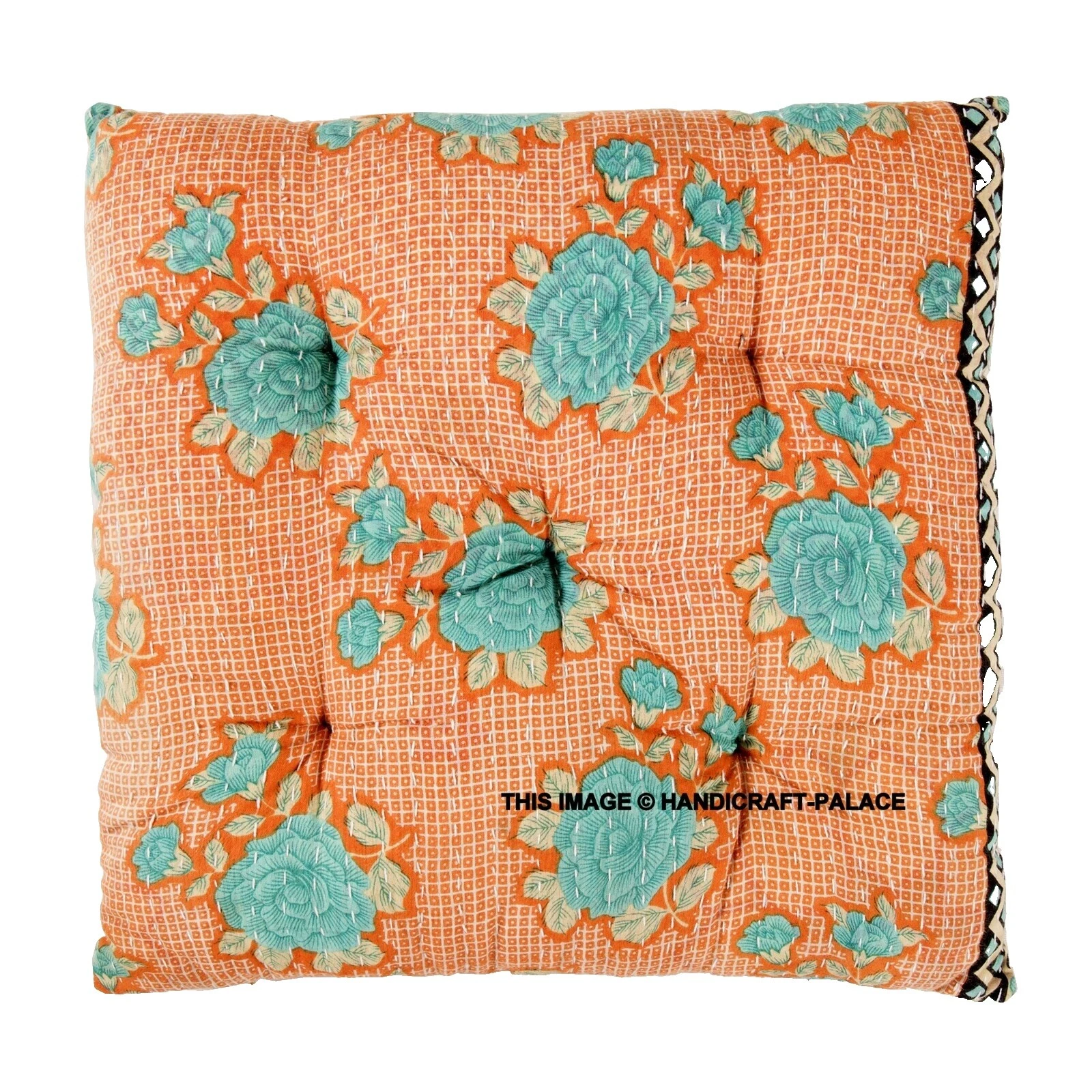 Floral Square Home Décor Seat Cushions