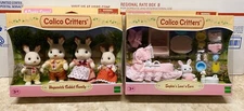 CALICO CRITTERS Hopscotch Rabbit Family & Sophie’s Love ‘n Care NEW!!!