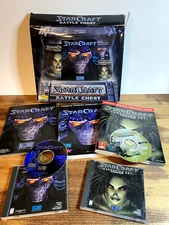 StarCraft: Battle Chest (w/ Expansion Set Brood War) Blizzard PC- 1999