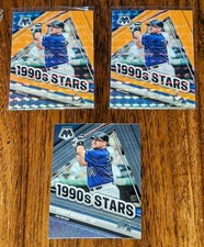 (3 cards )  Larry Walker 2022 Mosaic Orange Reactive 1990's Stars + Silver BASE