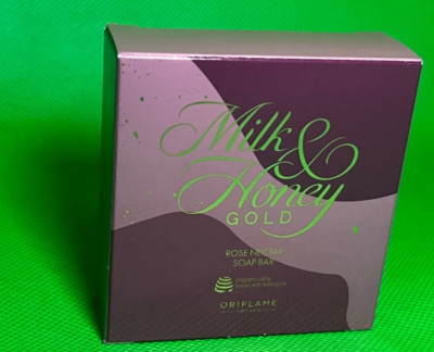soap bar. milk and honey. gold.