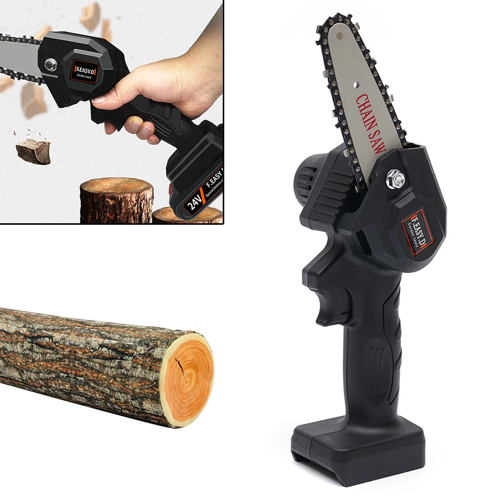 Portable One-Hand Electric Wood Cutter Cutting Tool Chain Saw Woodworking  Cutter